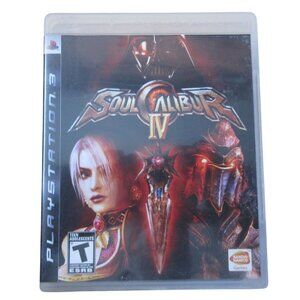 PS3 Soul Calibur IV 4 Sony Playstation 3 Game With Manual